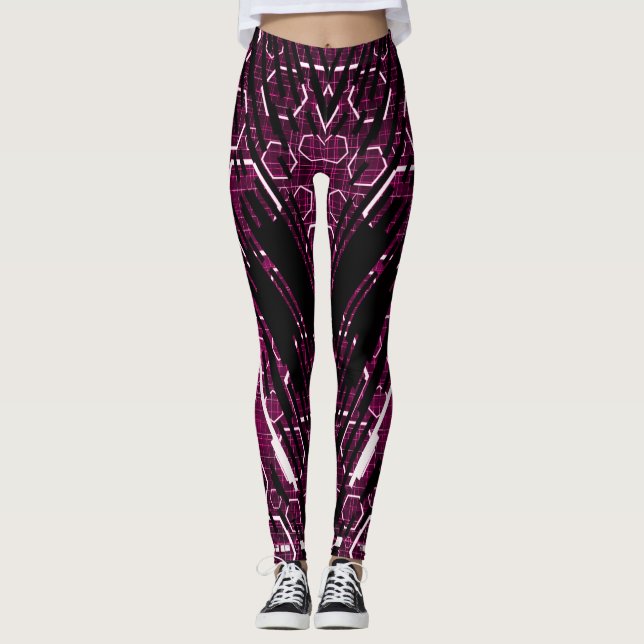 Modernes Fitnesscenter Leggings (Vorderseite)