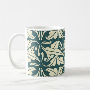 Modernes Floral: Stilvolles Design. Kaffeetasse