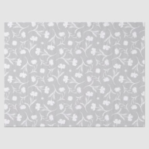 Modernes, florales Muster Chic Elegantes Niedlich  Seidenpapier