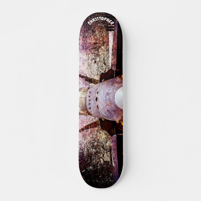 Modernes Flugzeug Skateboard (Vorne)