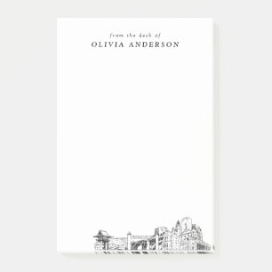 Modernes Fort mit Beruflichem Geschenk Personalisi Post-it Klebezettel