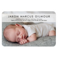 Modernes Foto Baby Name Stat Neugeborener Kühlschr