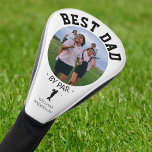 Modernes Foto Best Vater Par Golf Head Cover Golf Headcover<br><div class="desc">Suchen Sie nach einem sinnvollen Geschenk für Vater? Karo in unserem modernen "Best Vater by Par" Golfclub! Ideal für den Tag des Vaters, Geburtstage, Weihnachten oder einen besonderen Tag. Sie können es mit einem einzigartigen Foto und einer Botschaft personalisieren. Mit unserem einfachen Anpassungswerkzeug können Sie jedes Detail - vom Stil...</div>