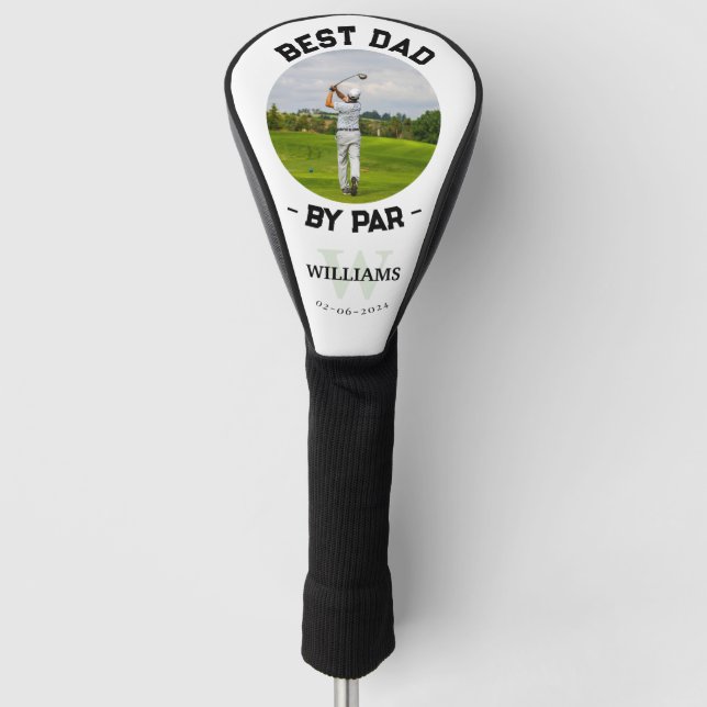 Modernes Foto Best Vater Par Golf Head Cover Golf Headcover (Vorderseite)