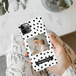 Modernes Foto & Black Dots Schönheitsgeschenk iPhone 11Pro Max Hülle<br><div class="desc">Modernes Foto & Black Dots Schönheitsgeschenk</div>