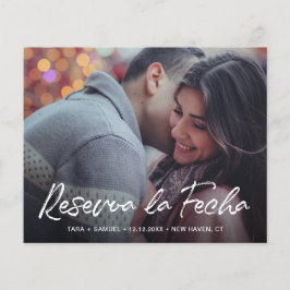 Modernes Foto Budget Spanische Hochzeit rettet das Flyer