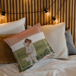 Modernes Foto | Dankbar gesegnet dankbar Kissen