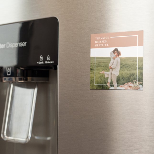 Modernes Foto | Dankbar gesegnet dankbar Magnet (Von Creator hochgeladen)