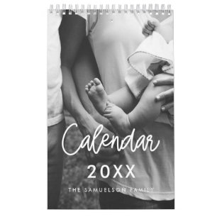Modernes Foto der 2026-Familie Kalender