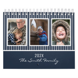 Modernes Foto der einfachen 2023-Familie nach Maß Kalender