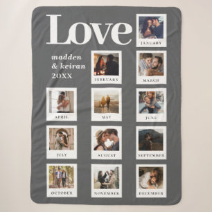 Modernes Foto Ehepaar Liebe Jubiläum Valentine Sherpadecke