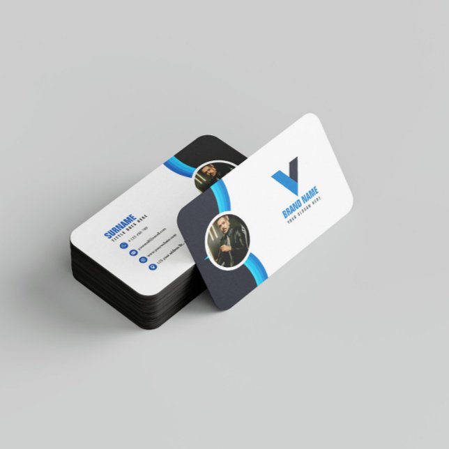 Modernes Foto Elegant Visitenkarte (Von Creator hochgeladen)