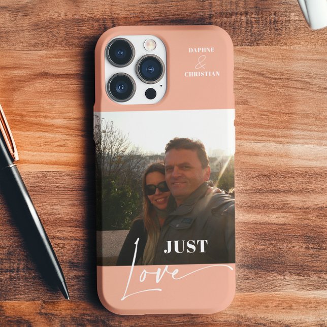 Modernes Foto - farbenfrohe Pfirsich iPhone 16 Hülle (Von Creator hochgeladen)