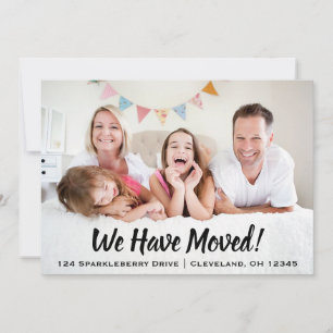 Modernes Foto Feiertagskarte
