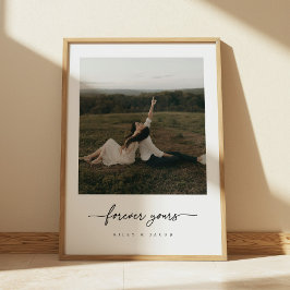 Modernes Foto "Forever Yours" Poster