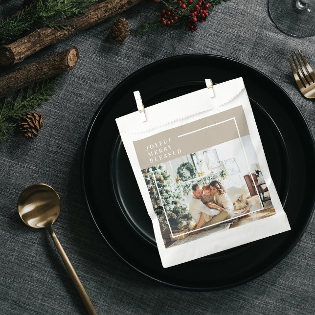 Modernes Foto | Freude gesegnet Geschenktütchen (Von Creator hochgeladen)