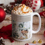 Modernes Foto | Freude gesegnet Kaffeetasse<br><div class="desc">Modernes Foto | Freude gesegnet</div>