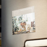 Modernes Foto | Freude gesegnet Magnet<br><div class="desc">Modernes Foto | Freude gesegnet</div>