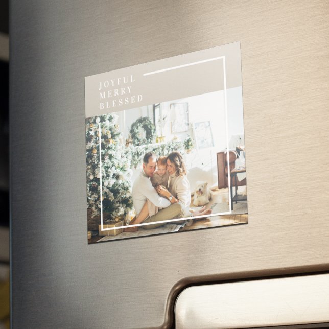 Modernes Foto | Freude gesegnet Magnet (Von Creator hochgeladen)