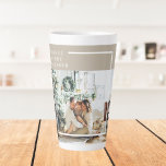 Modernes Foto | Freude gesegnet Milchtasse<br><div class="desc">Modernes Foto | Freude gesegnet</div>