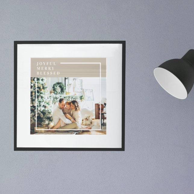 Modernes Foto | Freude gesegnet Poster (Von Creator hochgeladen)