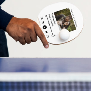Modernes Foto für benutzerdefinierte Musiklieder Tischtennis Schläger