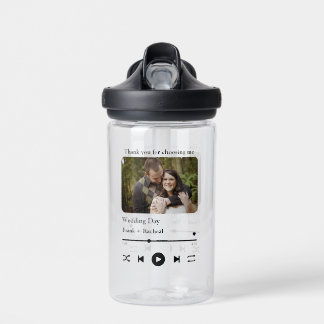 Modernes Foto für benutzerdefinierte Musiklieder Trinkflasche