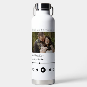 Modernes Foto für benutzerdefinierte Musiklieder Trinkflasche