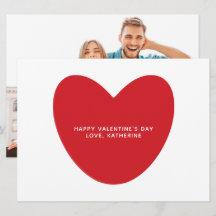 Modernes Foto für den roten Herzschlag Valentinsta