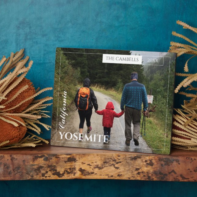 Modernes Foto für Familien Fotoplatte (Seite)