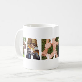 Modernes Foto für Familienbriefe Kaffeetasse