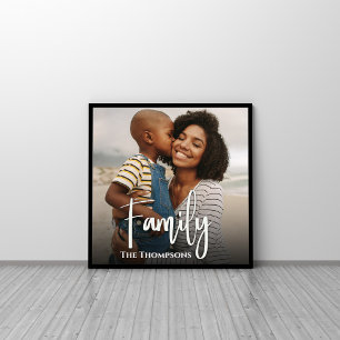 Modernes Foto für Familientypografie