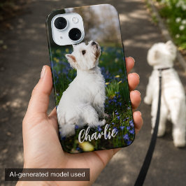 Modernes Foto für Haustiere mit Personalisiertem N Case-Mate iPhone Hülle