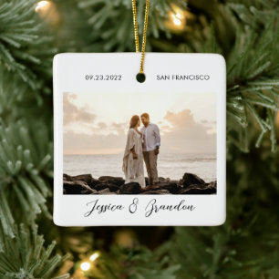 Modernes Foto für Hochzeitspaare Keramikornament