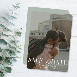Modernes Foto für Hochzeitsszenarien - Rett Einladung