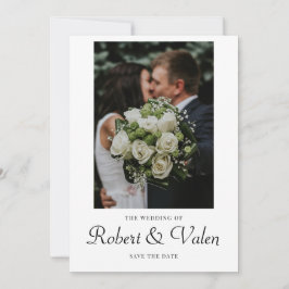 Modernes Foto für Hochzeitsszenarien - Rett Einladung