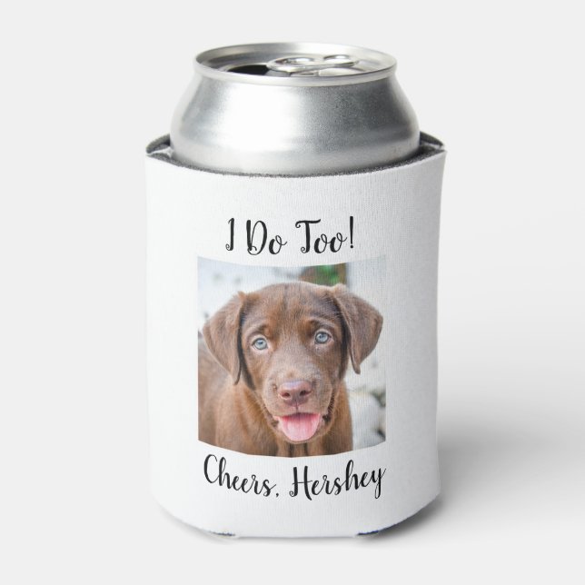 Modernes Foto für Hunde, das ich zu Haustierhochze Dosenkühler (Kanne Vorderseite)