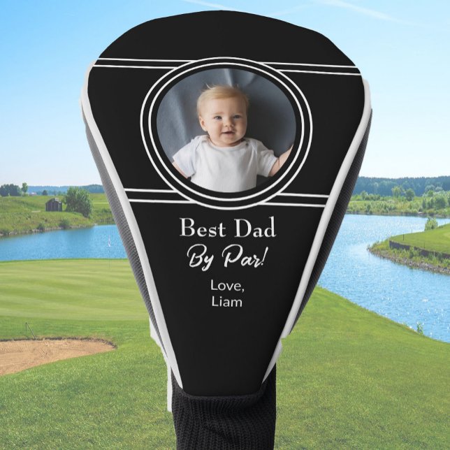 Modernes Foto für Schwarz - Geschenk für Vater Golf Headcover (Von Creator hochgeladen)