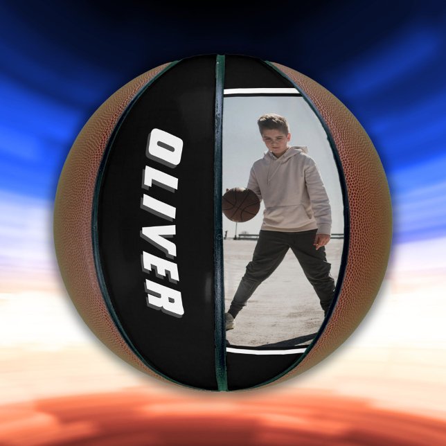 Modernes Foto für Schwarzweiß und Weiß Basketball (Von Creator hochgeladen)