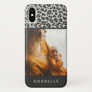 Modernes Foto für Schwarzweißleoparden Case-Mate iPhone Hülle