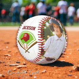 Modernes Foto Geburtstag und Weihnachten Baseball