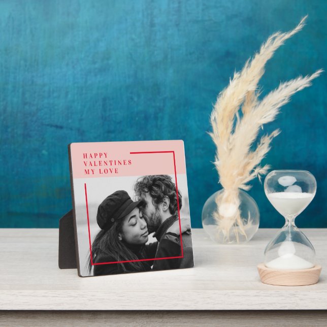 Modernes Foto | Geschenk von Rot und Rosa Fotoplatte (InSitu)