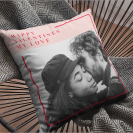 Modernes Foto | Geschenk von Rot und Rosa Kissen