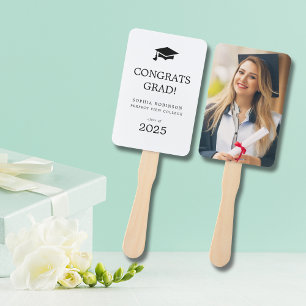 Modernes Foto Grad Cap Abschluss Fächer