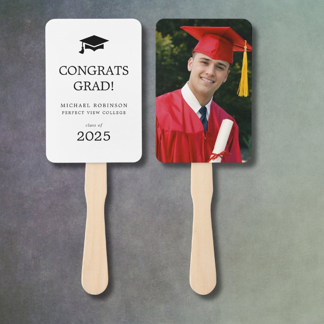 Modernes Foto Grad Cap Abschluss Fächer (Von Creator hochgeladen)