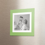 Modernes Foto Green Simple Loft Magnet<br><div class="desc">Modernes Foto Green Simple Loft</div>