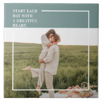Modernes Foto Grüne Familie Liebliches Geschenk