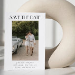 Modernes Foto im Art Deco Stil Save The Date<br><div class="desc">Farbenfrohe Elegante Art Deco Hochzeitsstimmung im Foto</div>