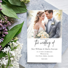 Modernes Foto kundenspezifischer QR-Code Einladung