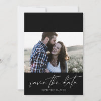 Modernes Foto Landschaft Save the Date Invitati